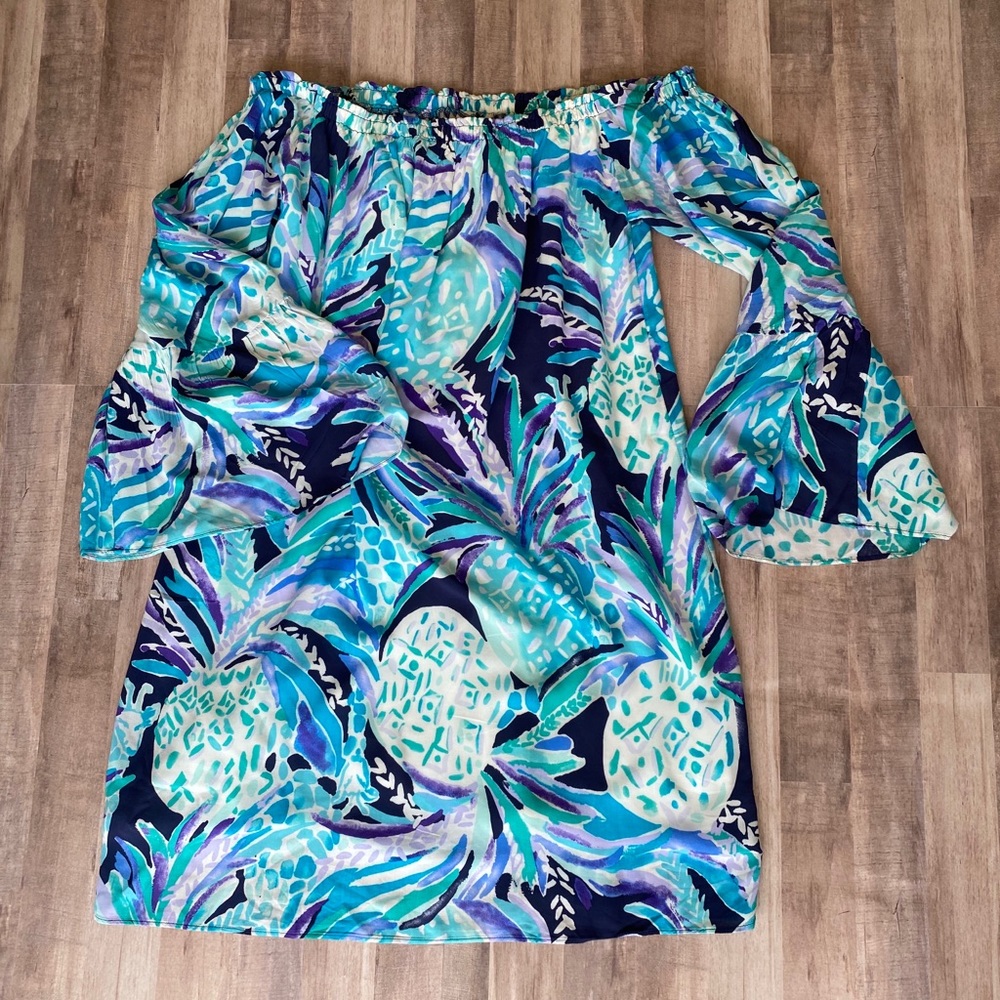 Lilly Pulitzer Alotta Colada Nevie Dress New L